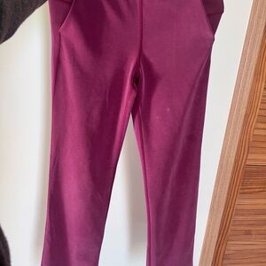 Lululemon softstream Burgundy sweatpants